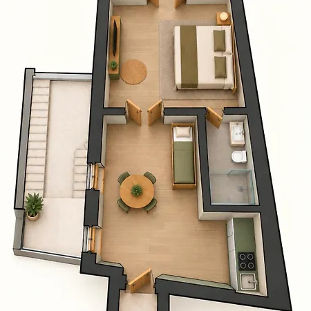 Casa Bellomo Ortigia Daire *